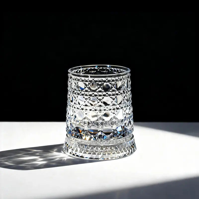 Luxury 360° Spinning Crystal Glass