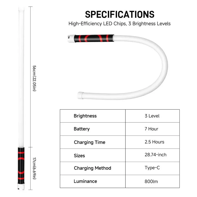 Flexible LED lights for auto repair and maintenance