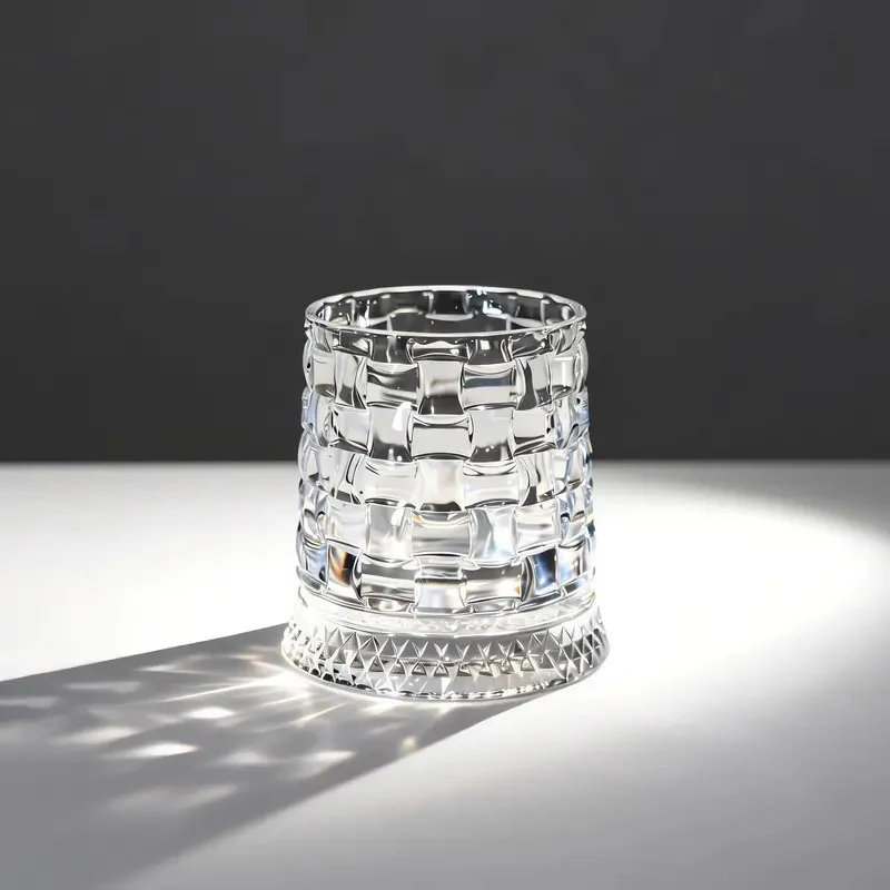 Luxury 360° Spinning Crystal Glass
