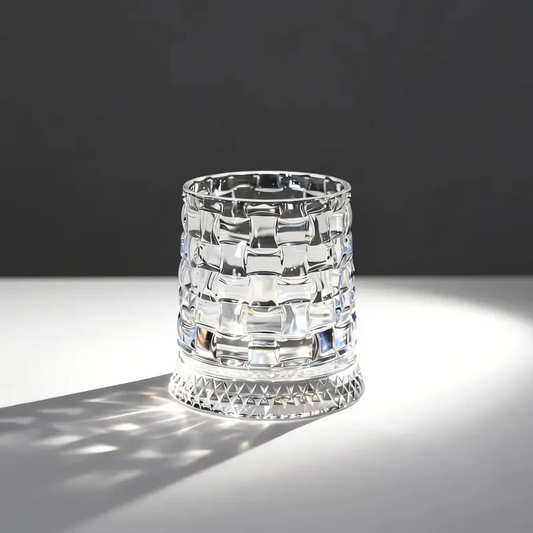 Luxury 360° Spinning Crystal Glass