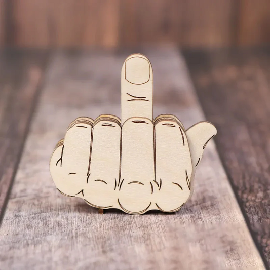 Middle Finger Brooch